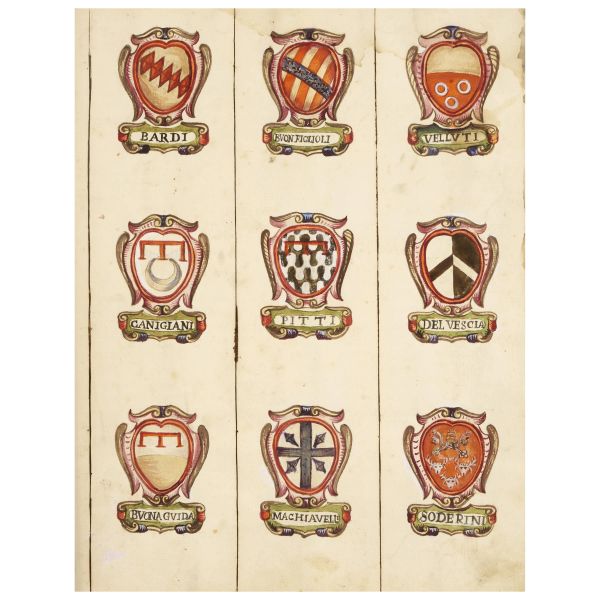 Florentine armorial with vivid contemporary colouring