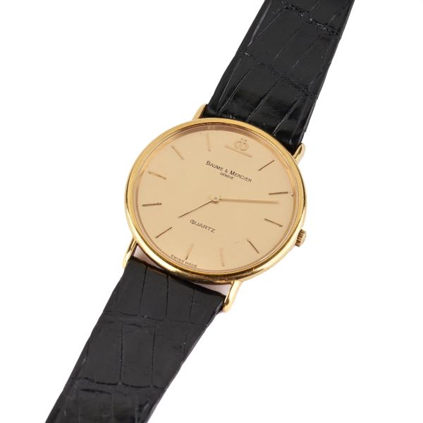 Baume &amp; Mercier - BAUME &  MERCIER YELLOW GOLD WRISTWATCH