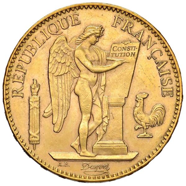      FRANCIA III REPUBBLICA (1871-1950) 100 FRANCHI 1903 Parigi 