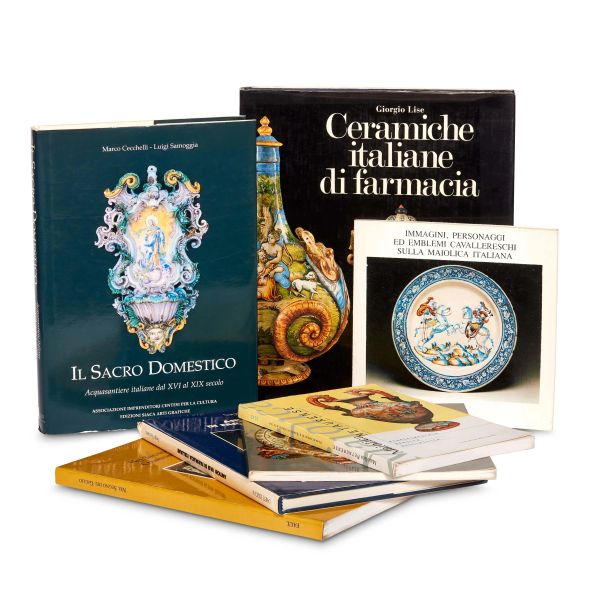 



MAIOLICA. ITALIA. Lotto di sette volumi