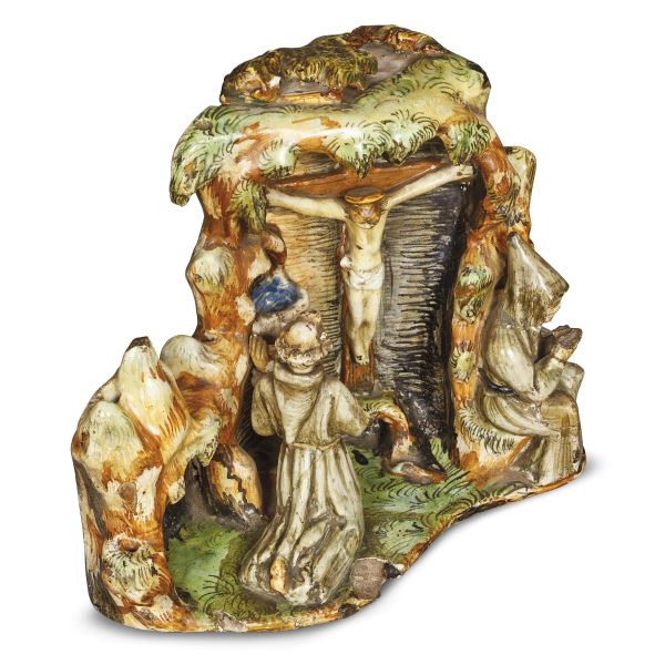 PICCOLO ALTARE DEVOZIONALE, URBINO, BOTTEGA PATANAZZI, 1570 CIRCA