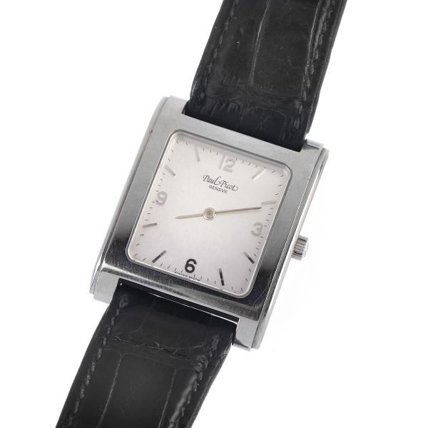 Paul Picot - 



PAUL PICOT CARRE' GALBE' REF. 4016 STAINLESS STEEL WRISTWATCH
