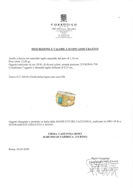 CAZZANIGA ANELLO A FASCIA