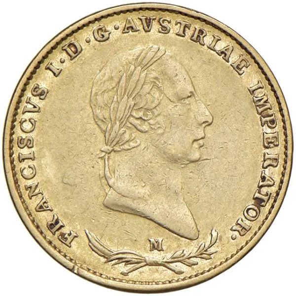 



MILANO. FRANCESCO II (1792-1800) MEZZA SOVRANA 1831
