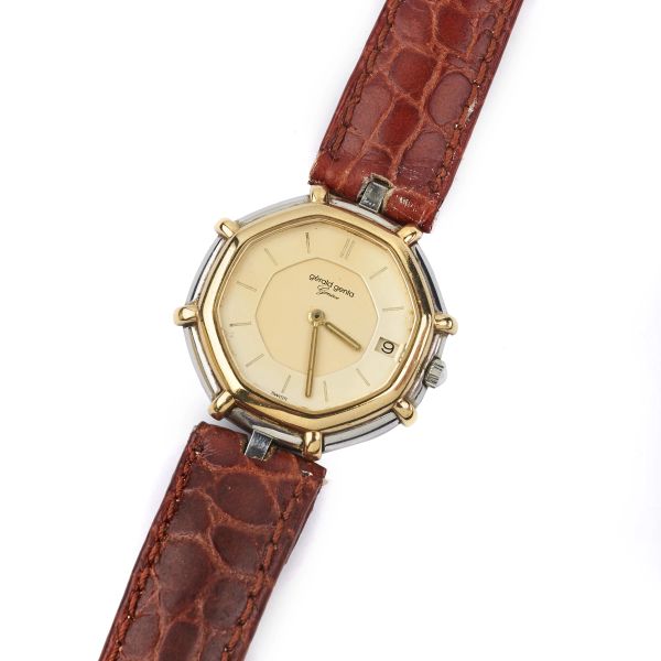 Gerald Genta - GERALD GENTA REF. G 2850.7 STEEL AND GOLD WRISTWATCH 