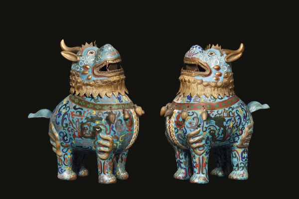 TWO SCULPTURE, CHINA, 20TH CENTURY
