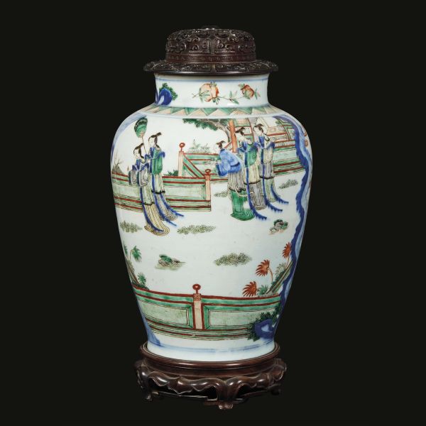 A VASE, CHINA, TRANSITION PERIOD, 17TH CENTURY
