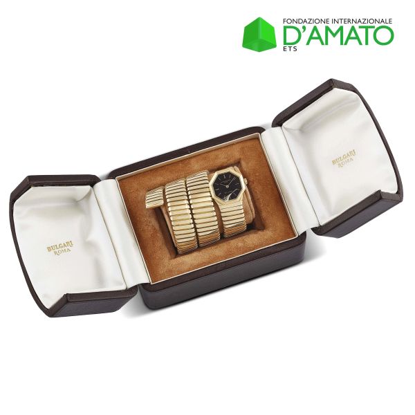 BULGARI VACHERON CONSTANTIN BRACELET WATCH IN YELLOW GOLD