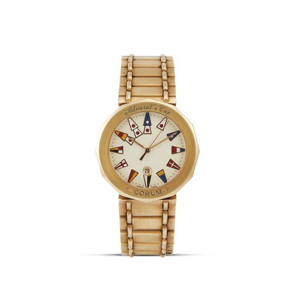 CORUM ADMIRAL CUP REF. 39.810.56V85 N. 4048XX YELLOW GOLD WRISTWATCH