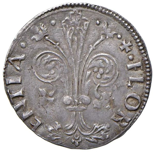 



FIRENZE. REPUBBLICA (sec. XIII-1532). GROSSO DA 6 SOLDI 8 DENARI I semestre 1479 (simbolo: sigla mercantile Corsini con B, Bertoldo Corsini)