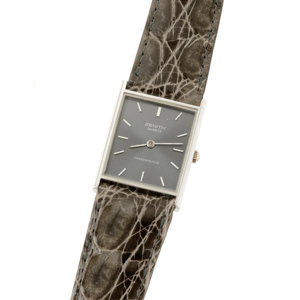 ZENITH COSMOPOLITAN STAINLESS STEEL WRISTWATCH