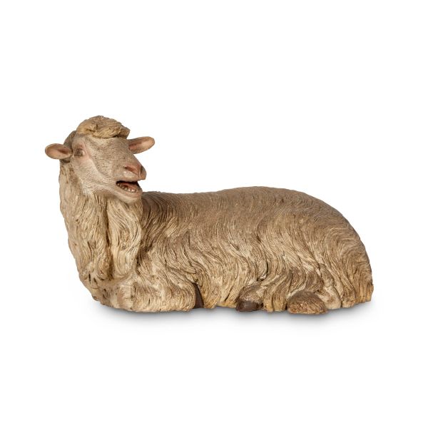 



A CROUCHED SHEEP, NAPLES, 18TH/19TH CENTURY