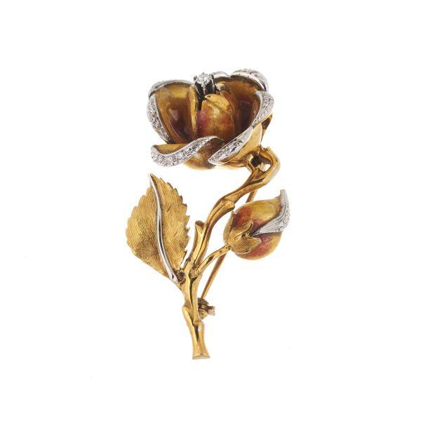 



DIAMONDS BROOCH IN 18KT GOLD