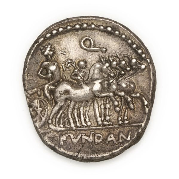 Fundania - Denario C. Fundanius (101 a.C.) - Zecca: Roma
