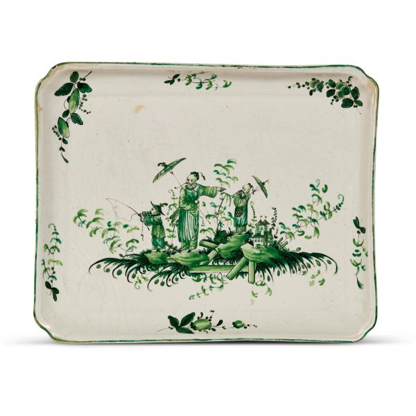 



A TRAY, FRANCE, PROBABLY RUEN, 18TH CENTURY