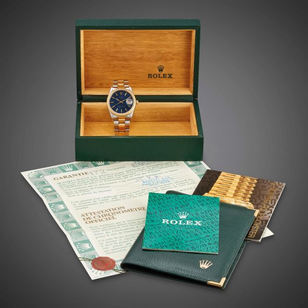 ROLEX DATE REF. 15223 ACCIAIO E ORO N. L9245XX ANNO 1990