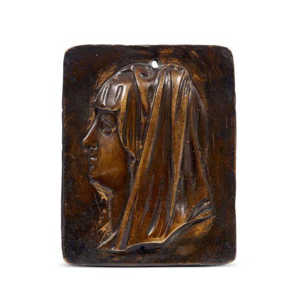 



Central Italy, 18th century, Female profile, bronze