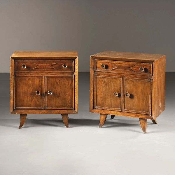 



TWO WOODEN BEDSIDE TABLES