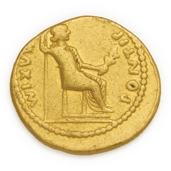 Tiberio (14-37 d.C.) - Aureo - Zecca: Lugdunum