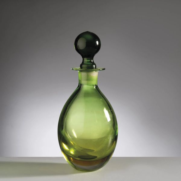 



A GREEN GLASS BOTTLE 