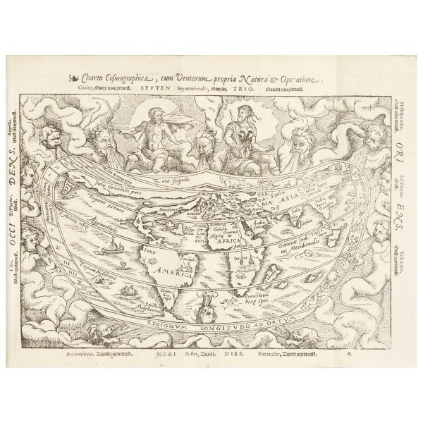 Apianus, Petrus. Cosmographia sive descriptio universi Orbis. Anversa, Beller, 1584.