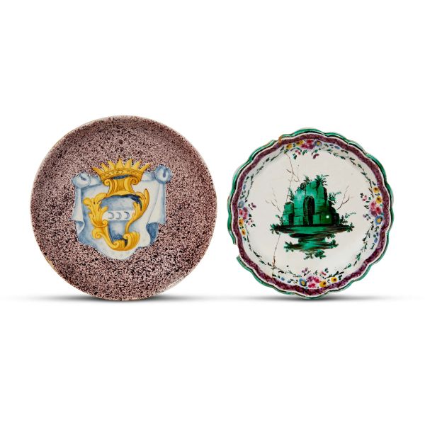 QUATTRO PIATTINI, EMILIA, SECOLO XVIII