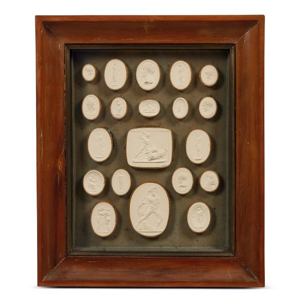 



Bartolomeo Paoletti, a set of twenty-eight plaster cameos