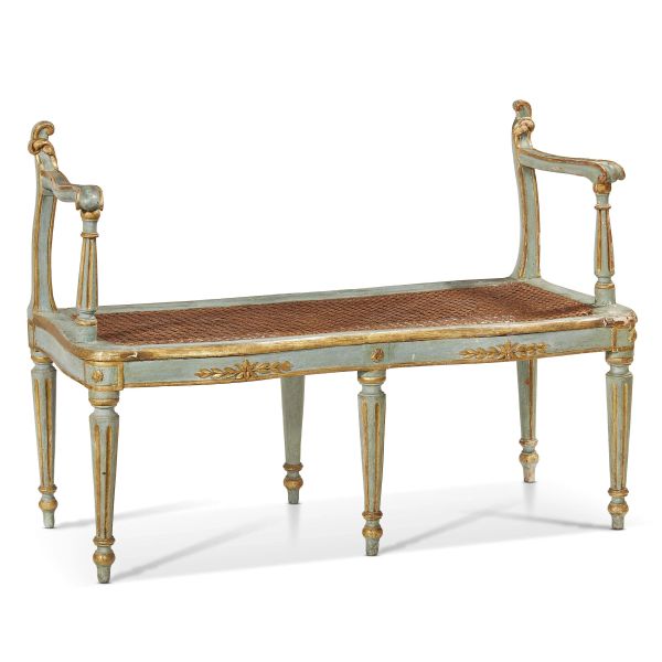 A CENTRAL ITALY BENCH, SECOND HALF 18TH CENTURY