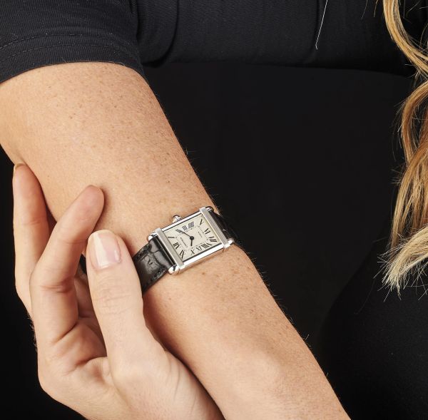 CARTIER PARIS TANK CHINOISE IN PLATINO