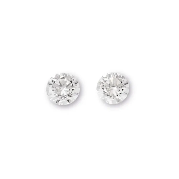 



PAIR OF BRILLIANT CUT DIAMONDS