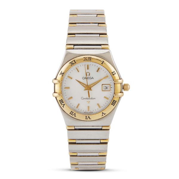 Omega - OMEGA CONSTELLATION LADY N.   575604XX   STAINLESS STEEL AND YELLOW GOLD WRISTWATCH
