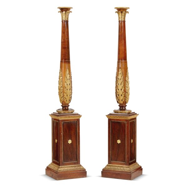 



COPPIA DI TORCIERE, TOSCANA, 1820 CIRCA 