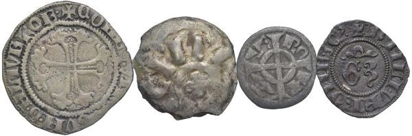 VERONA. QUATTRO MONETE (XII-XIV SECC.)