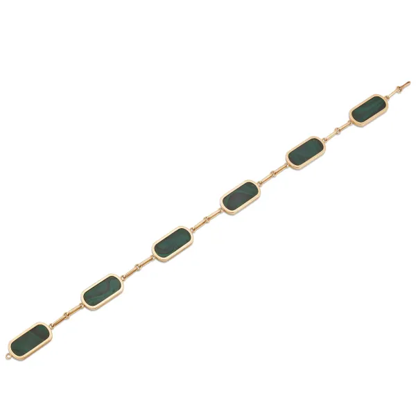 



MALACHITE CHAIN NECKLACE IN 18KT YELLOW GOLD