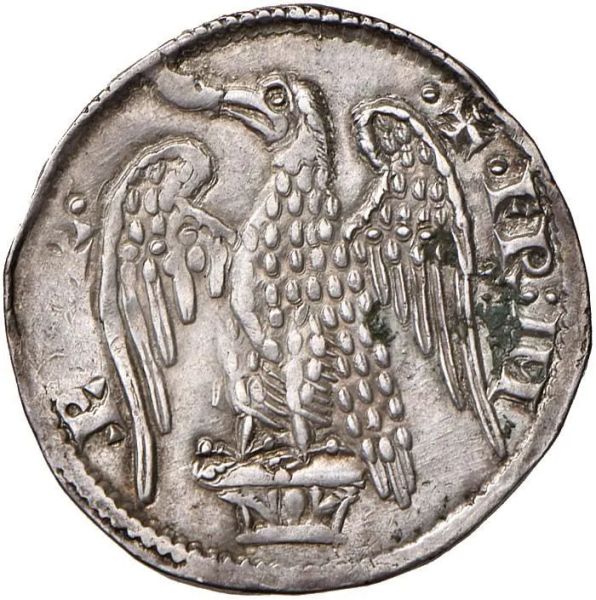 PISA REPUBBLICA A NOME DI FEDERICO I (1155-1312) AQUILINO MAGGIORE (1255-1257) Tipo aquila non coronata
