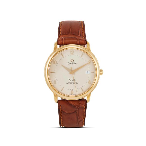 Omega - 



OMEGA DE VILLE REF. 46123000 YELLOW GOLD WRISTWATCH