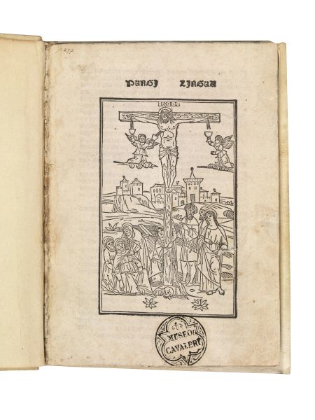 (Lingua italiana - Illustrati 500) CAVALCA, Domenico. Pungi lingua. (Impresso ne lalma et inclita citade di Venexia [Battista Torti], 1494, adi viiii de Octubrio).