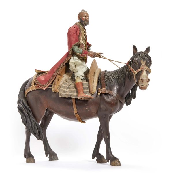 A TURK ON HORSEBACK, NAPLES, LATE 18TH CENTURY