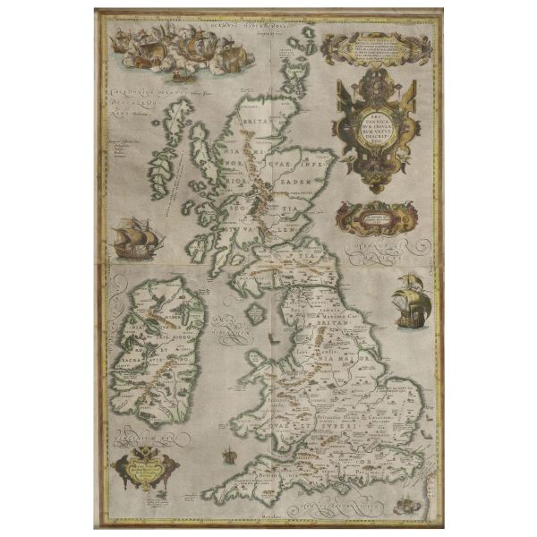 Una delle più rare mappe delle isole britanniche realizzate da Abraham Ortelius