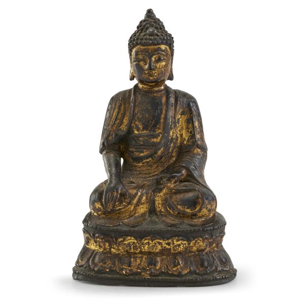 



A GILT-BRONZE SEATED BUDDHA, CHINA, MING DYNASTY, 15TH&ndash;16TH CENTURY