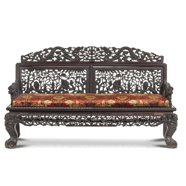 A SOFA AND TWO ARMCHAIRS, CHINA, QING DYNASTY, 19TH CENTURY