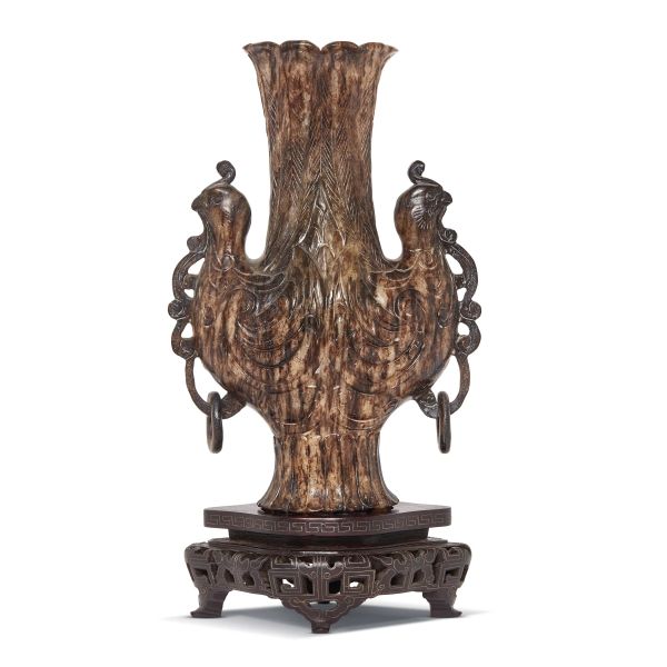 



A CARVING IN THE SHAPE OF A VASE, CHINA, 17TH CENTURY