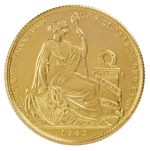 PER&Ugrave;. 50 SOLES 1952