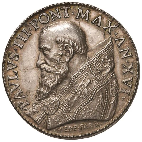 PAOLO III (1534-1549) MEDAGLIA A. XVI opus Bonzagni