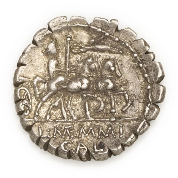 Memmia - Denario serrato L. Memmius Galeria (106 a.C.) - Zecca: Roma