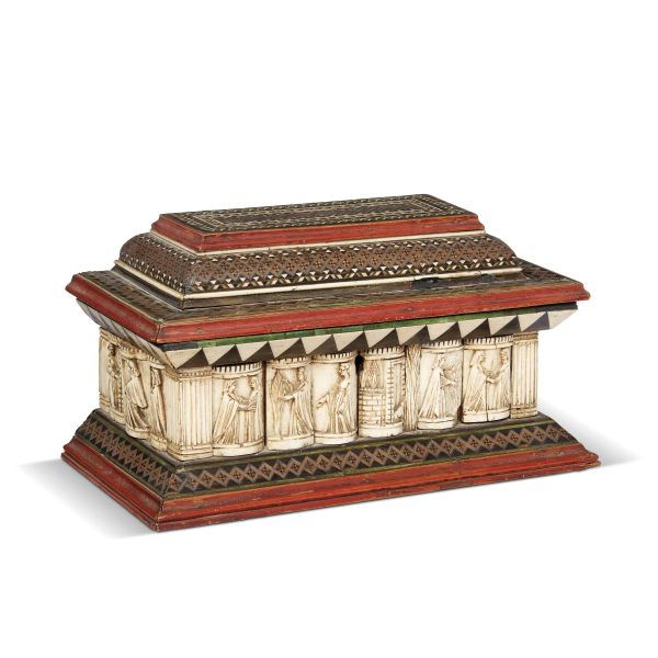 A NORTH ITALY CASKET, EMBRIACHI WORKSHOP?, 15TH CENTURY