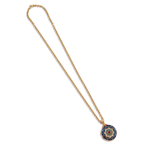 Faberge' - 



FABERGE' PENDENTE PORTAFOTO CON CATENA