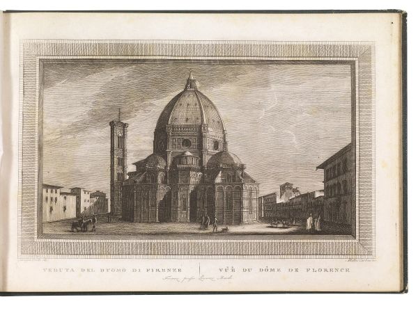 (Firenze - Illustrati 800)   ZOCCHI, Giuseppe.   Vedute principali della città di Firenze  . Firenze, Giuseppe Molini, 1818.