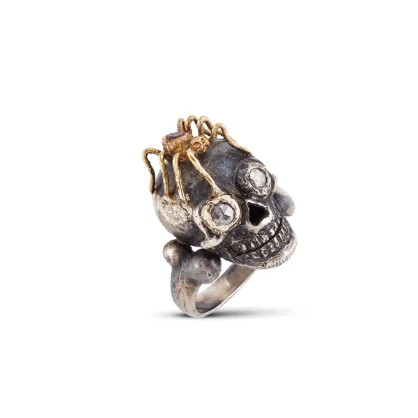 Codognato - 



CODOGNATO &quot;SKULL&quot; RING IN SILVER AND GOLD