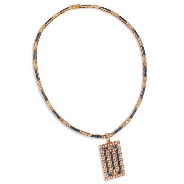 



GRASER COLLANA CON ZAFFIRI E DIAMANTI 